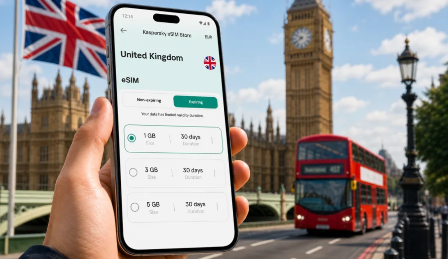 United Kingdom eSIM for mobile internet